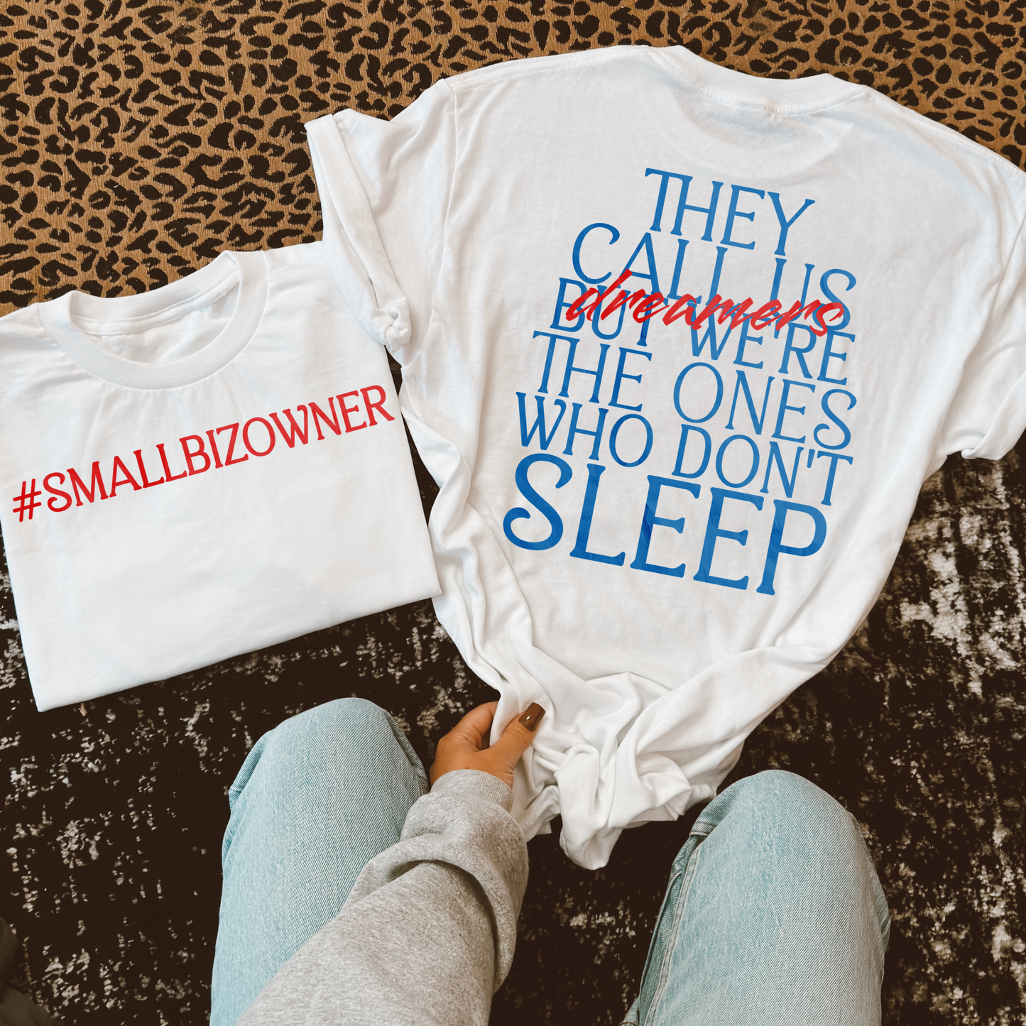 Small Business Owner, The Ones Who Don't Sleep DTF Transfer (Front + Back Included)