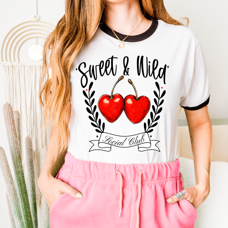 Sweet & Wild Cherry Valentines PNG Digital Download