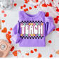 Valentine's Teacher DTF Transfer