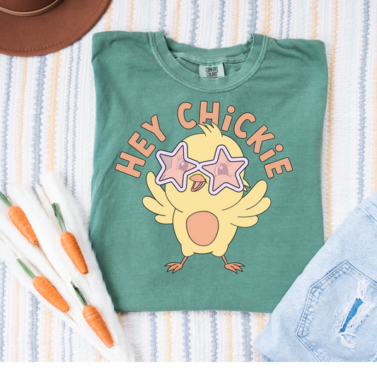 Hey Chickie Hippie Easter DTF Transfer