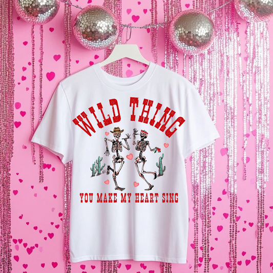 Wild Thing Western Valentine's DTF Transfer