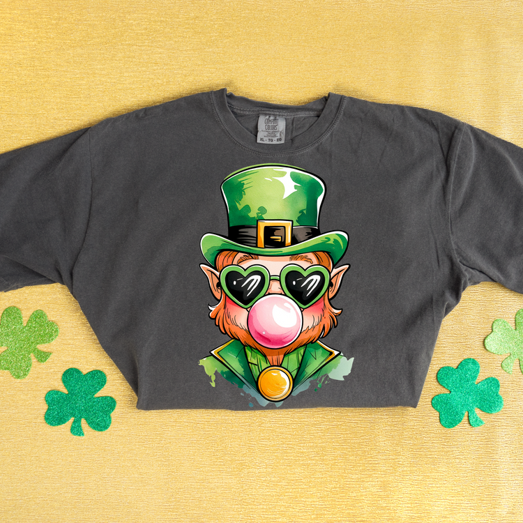 Bubble Gum Leprechaun Saint Patrick's Day DTF Transfer