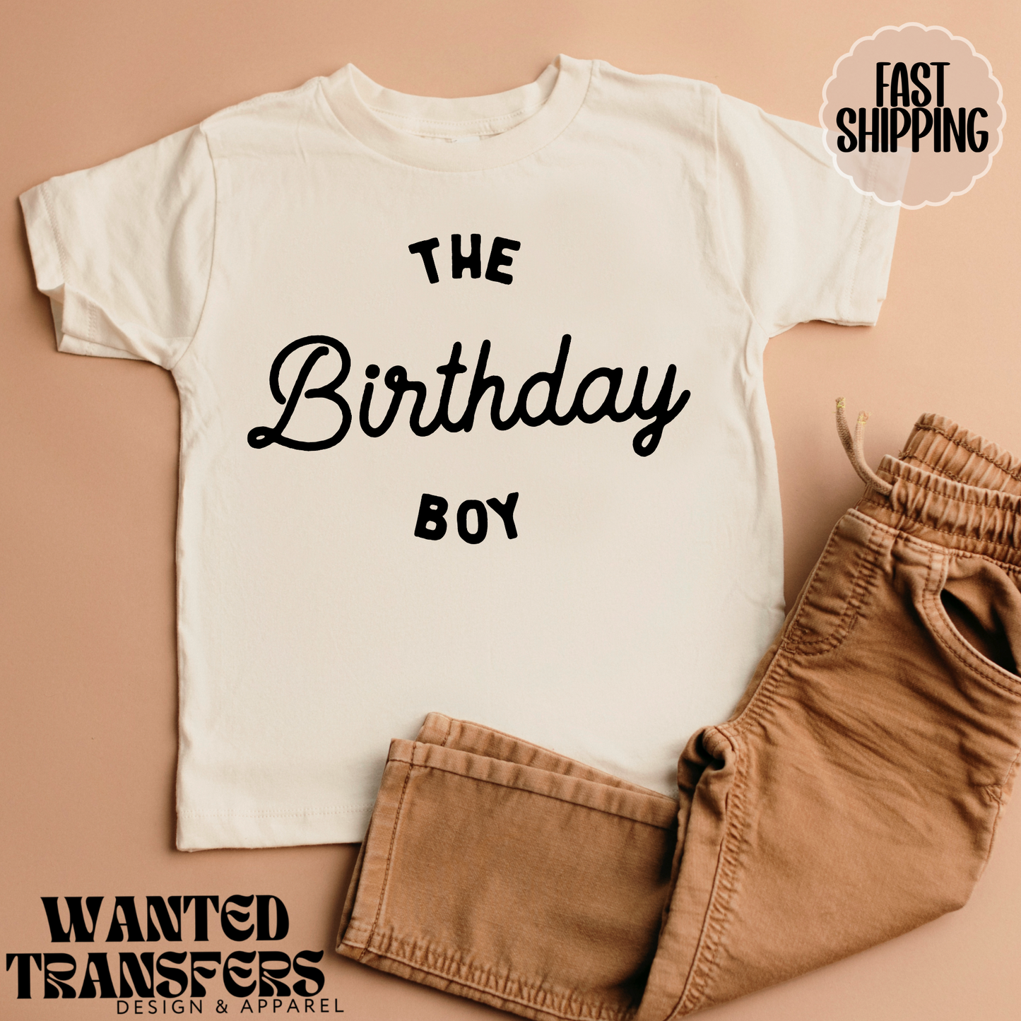 Retro The Birthday Boy Trendy Minimalist Birthday Shirt, Tee, Onesie, Birthday Boy, All Ages, Toddler, Youth, Kids Bday, Minimalist