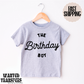 Retro The Birthday Boy Trendy Minimalist Birthday Shirt, Tee, Onesie, Birthday Boy, All Ages, Toddler, Youth, Kids Bday, Minimalist