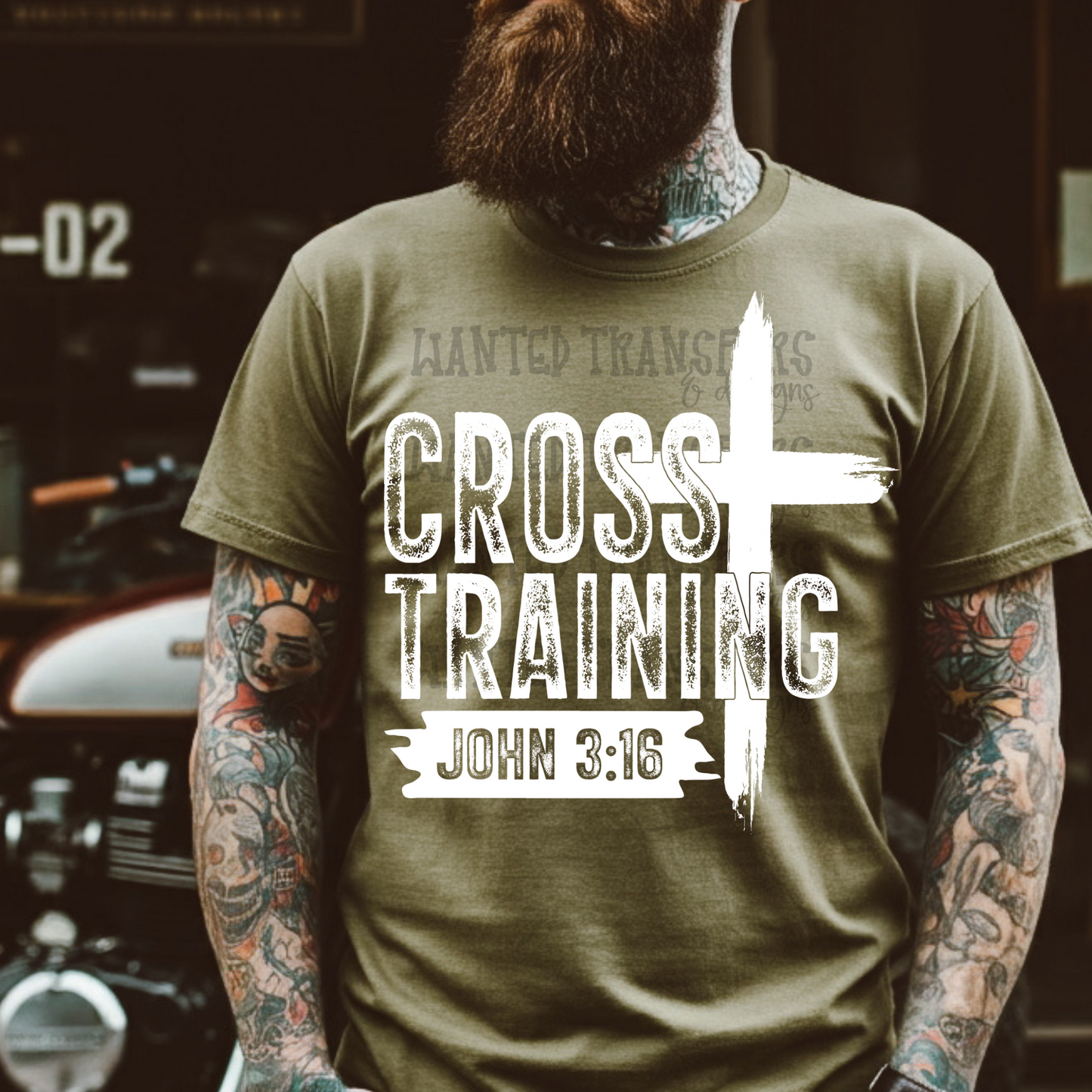 Cross Training Men's Faith DTF Transfer