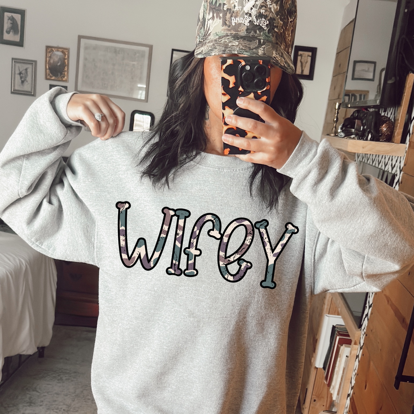 Camo Wifey PNG Digital Download