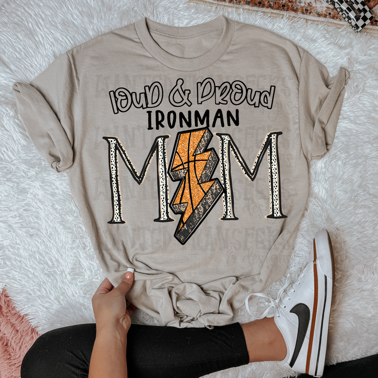 Basketball School Spirit Ironman DTF Transfer
