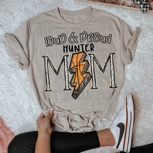 Basketball School Spirit Hunter DTF Transfer