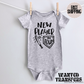 New Player in Town Baseball Pregnancy Announcement Onesie®, New Baby Bodysuit, Reveal Pregnancy Announcement, Cute, Trendy Bodysuit