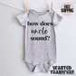 How Does Uncle Sound Pregnancy Announcement Onesie®, Uncle Baby Bodysuit, Reveal Pregnancy Announcement, Cute, Trendy Uncle Bodysuit