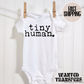 Tiny Human Pregnancy Announcement Onesie®, New Baby Bodysuit, Reveal Pregnancy Announcement, Cute, Trendy Bodysuit