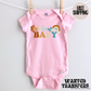 Rainbow Baby Retro Pregnancy Announcement Onesie®, Rainbow Baby Bodysuit, Rainbow Pregnancy Announcement, Cute, Trendy First Baby