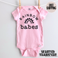 Rainbow Babes Pregnancy Announcement Onesie®, Rainbow Baby Bodysuit, Cat Lover Pregnancy Announcement, Cute, Trendy First Baby