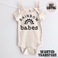 Rainbow Babes Pregnancy Announcement Onesie®, Rainbow Baby Bodysuit, Cat Lover Pregnancy Announcement, Cute, Trendy First Baby