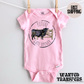 Future Gate Opener Cattle Cow Pregnancy Announcement Onesie®, Western Baby Bodysuit, Farm Raised Pregnancy Announcement, Cute, Trendy Cattle Bodysuit