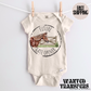 Future Gate Opener Horse Pregnancy Announcement Onesie®, Western Baby Bodysuit, Farm Raised Pregnancy Announcement, Cute, Trendy Horse Bodysuit