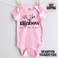 I'm the Rainbow After the Storm Pregnancy Announcement Onesie®, Rainbow Baby Bodysuit, Cat Lover Pregnancy Announcement, Cute, Trendy First Baby