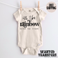 I'm the Rainbow After the Storm Pregnancy Announcement Onesie®, Rainbow Baby Bodysuit, Cat Lover Pregnancy Announcement, Cute, Trendy First Baby