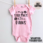 My Siblings Have Paws Pregnancy Announcement Onesie®, New Baby Bodysuit, Dog Lover Pregnancy Announcement, Cute, First Baby