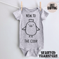 New to the Coop Farm Pregnancy Announcement Onesie®, Cute Chicken Pregnancy Announcement, Bodysuit, New Baby