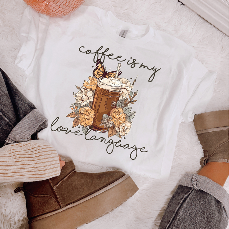 Coffee is my Love Language PNG Digital Download