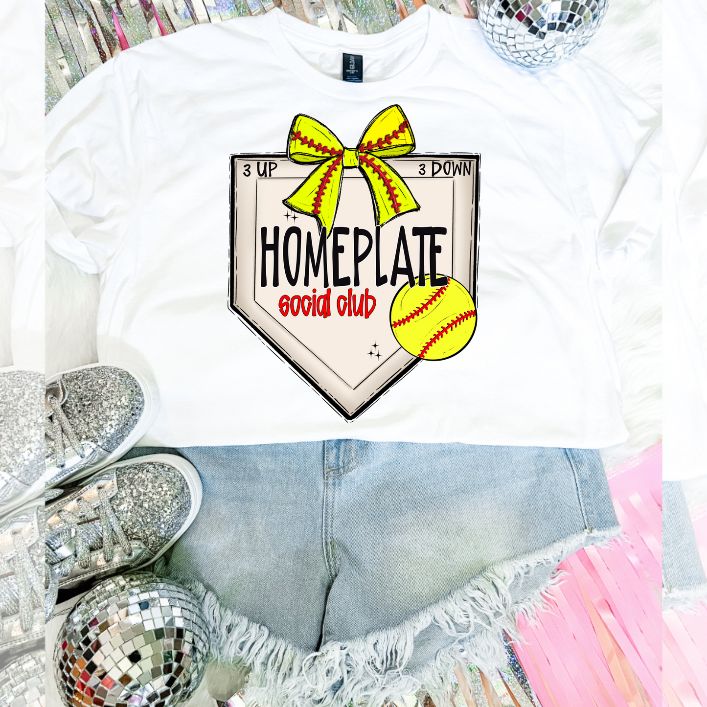 Homeplate Social Club Softball PNG Digital Download