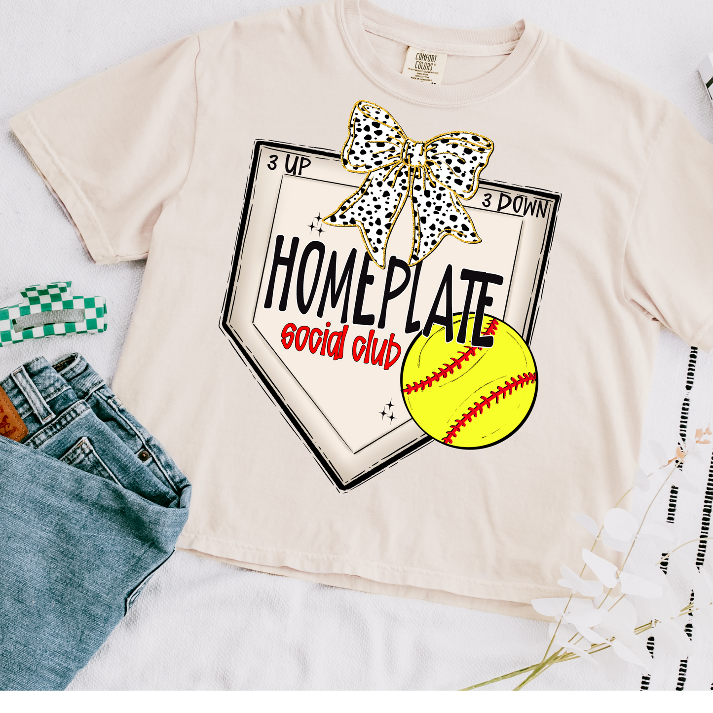 Homeplate Social Club Softball 2 PNG Digital Download