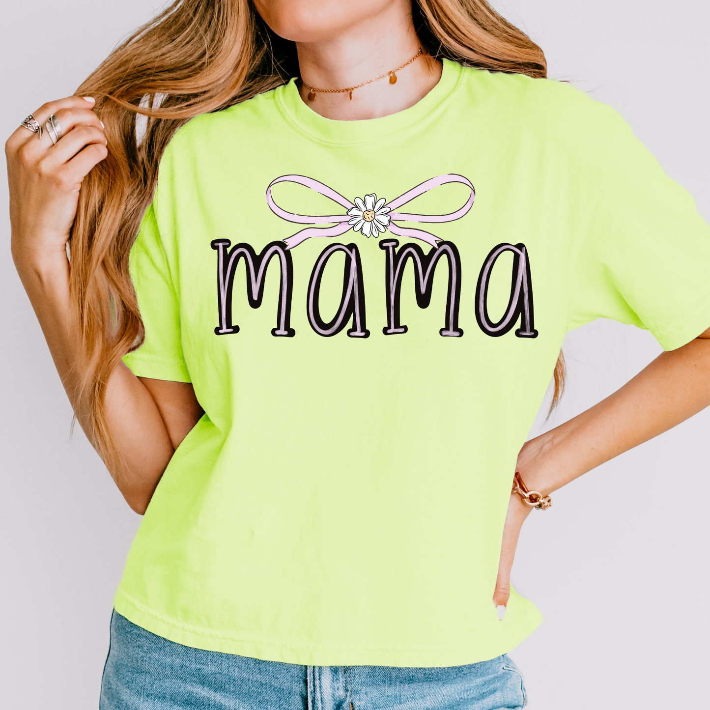 Spring Floral Mama Bundle PNG Digital Download (All 6 Colors)