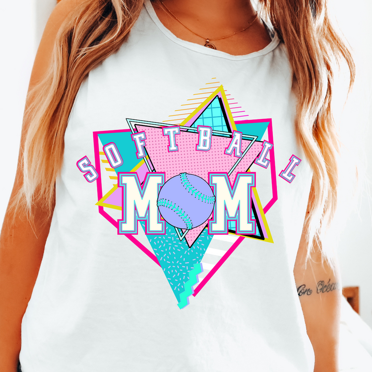 Softball Mom Drip Trend DTF Transfer