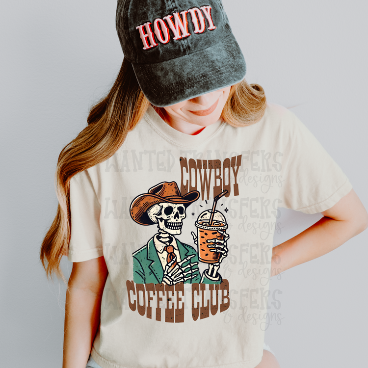 Cowboy Coffee Club Exclusive Sublimation Transfer