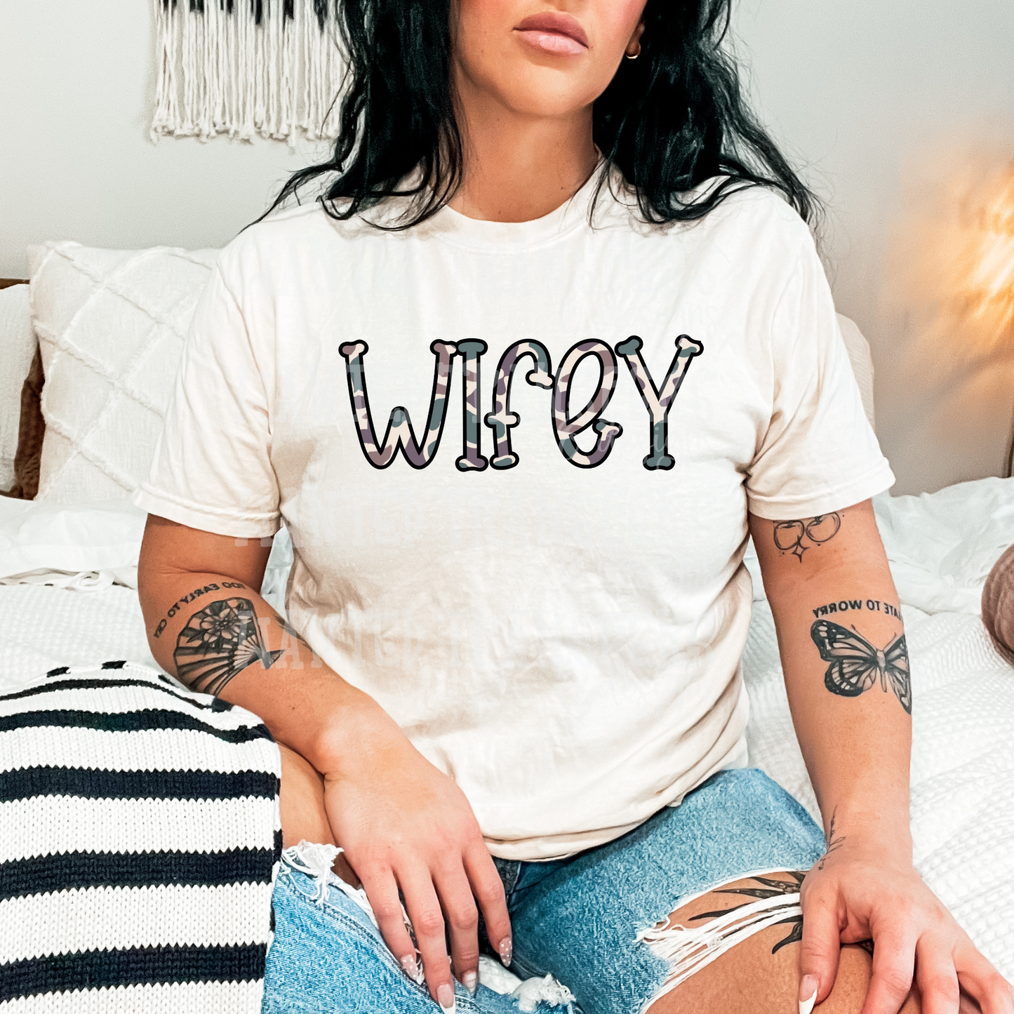 Wifey Camo Exclusive Sublimation Transfer
