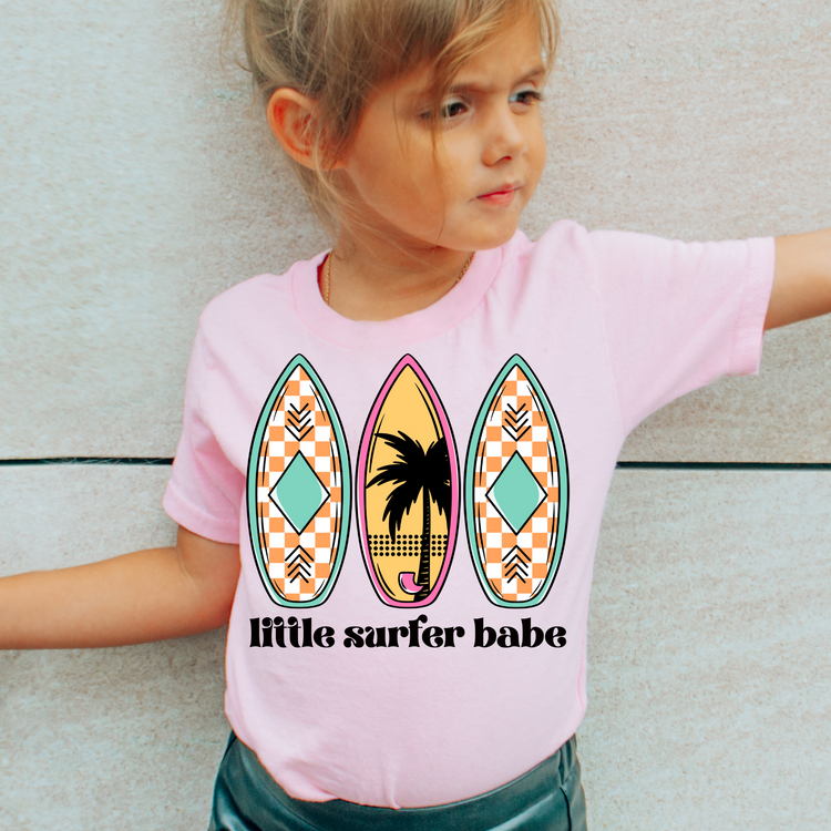 Little Surfer Babe PNG Digital Download