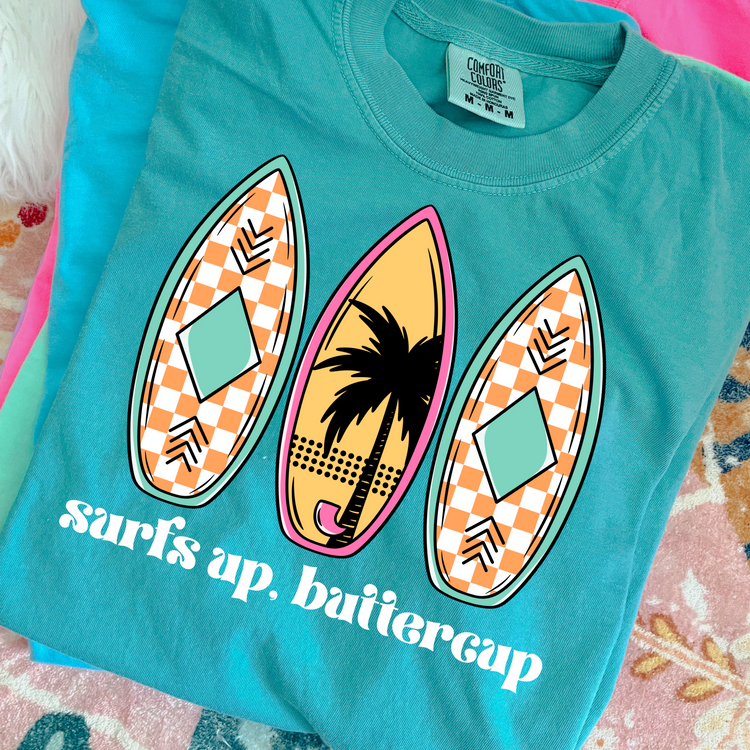 Surfs Up, Buttercup PNG Digital Download