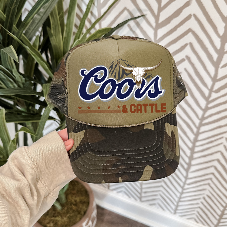Coors & Cattle Clear Film Screen Print Transfer Pocket/Hat Transfer
