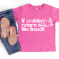 If Crabby, Return to the Beach PNG Digital Download