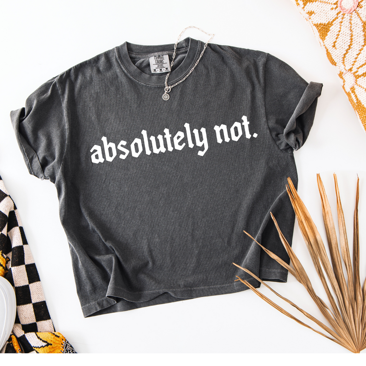 Absolutely Not PNG Digital Download