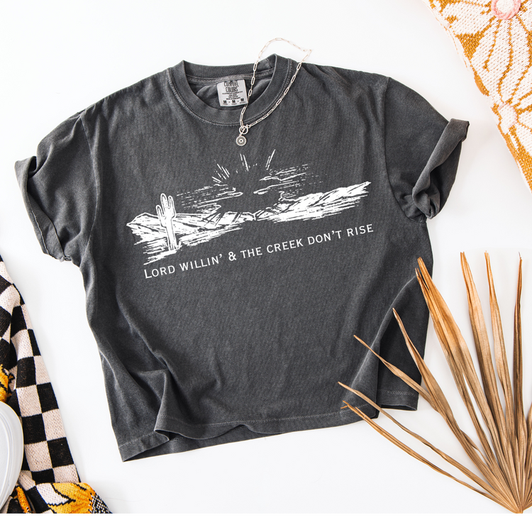 Lord Willing & The Creek Don't Rise Screen Print Transfer