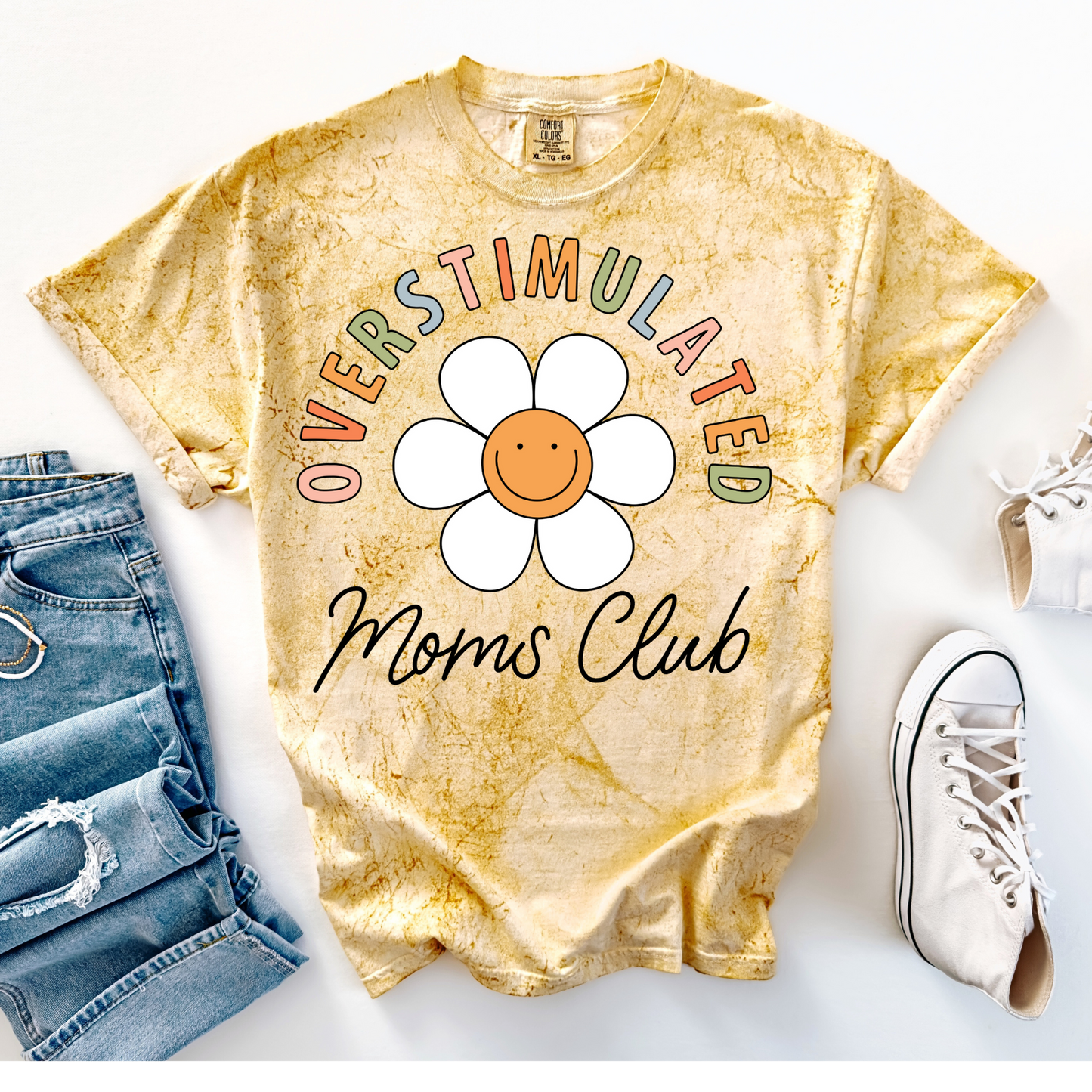 Overstimulated Moms Club DTF Transfer