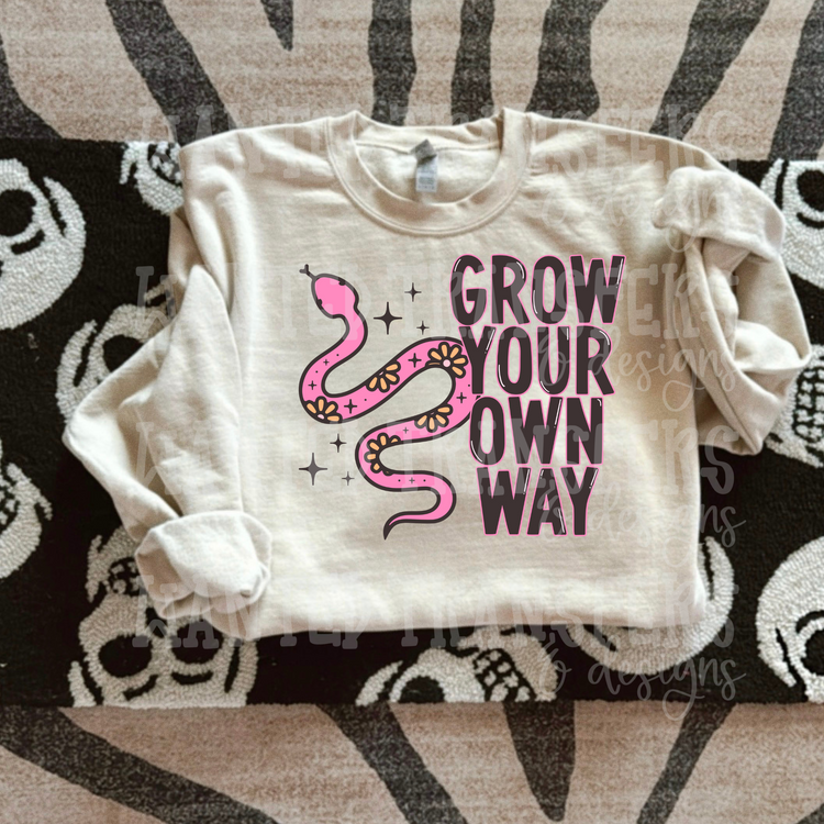 Grow Your Own Way Exclusive Sublimation Transfer