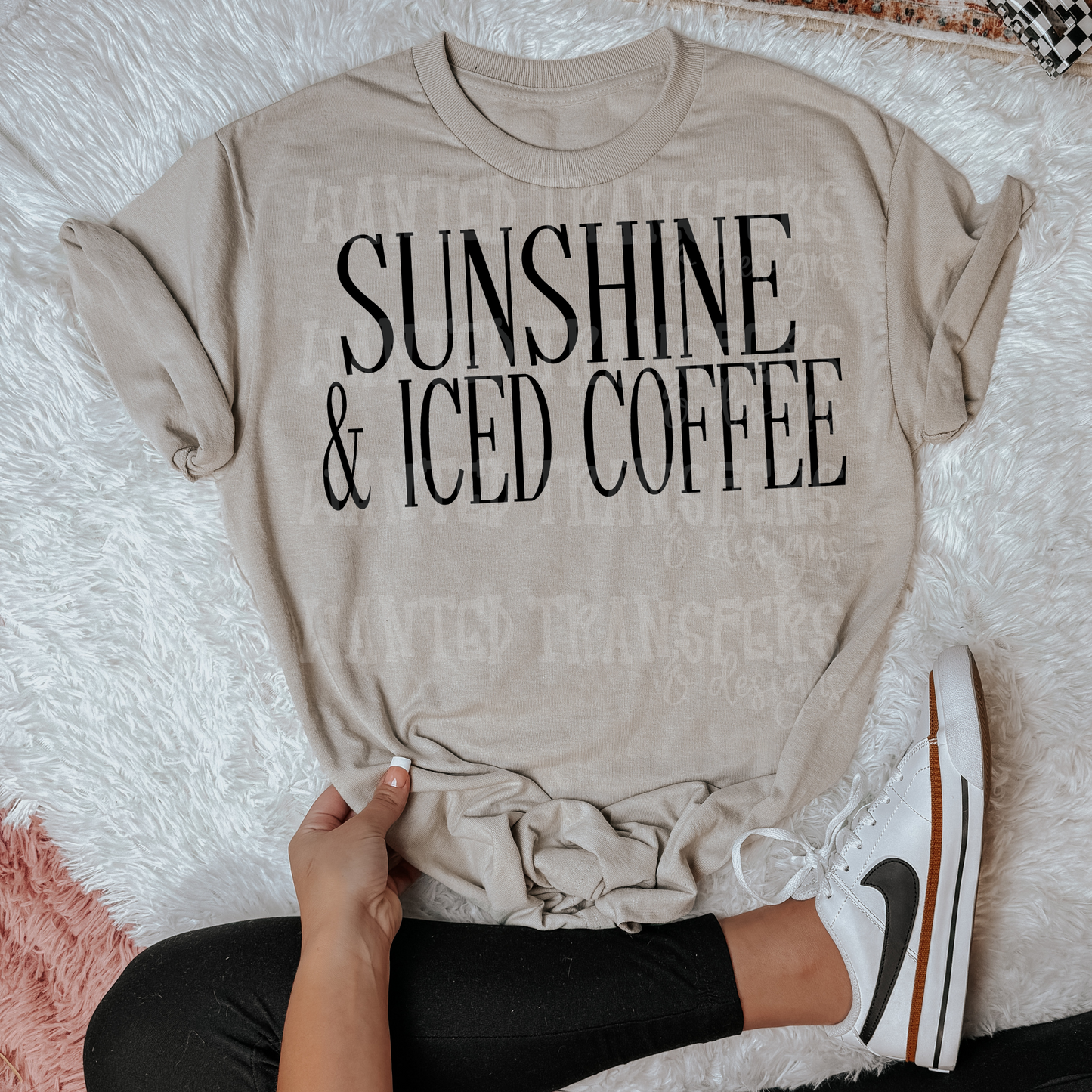 Sunshine & Iced Coffee Exclusive Sublimation Transfer