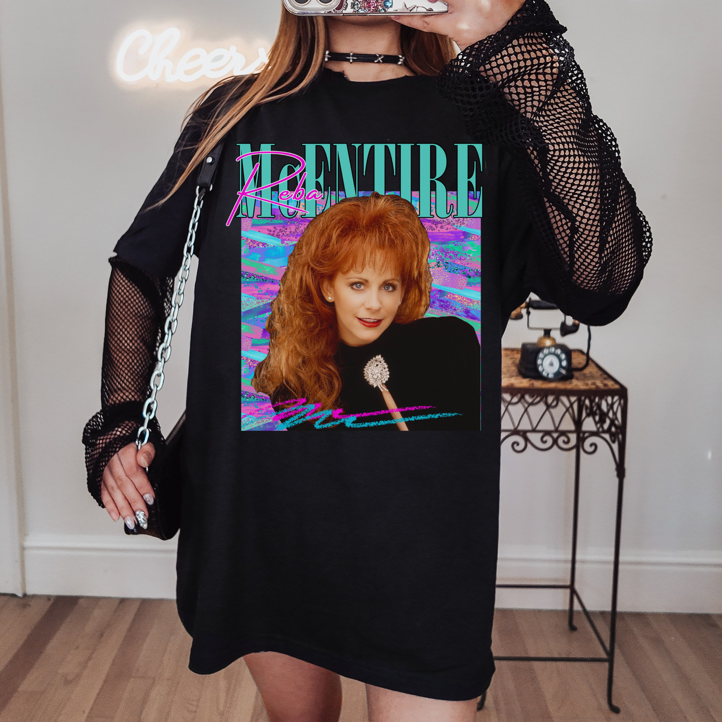 Vintage 90's Reba DTF Transfer