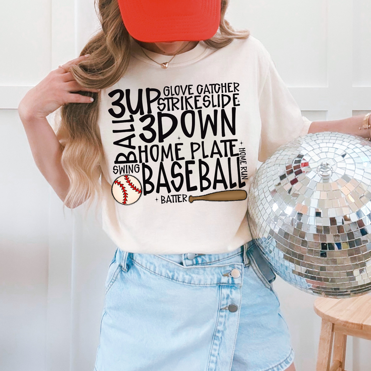 Baseball Collage Exclusive DTF Transfer