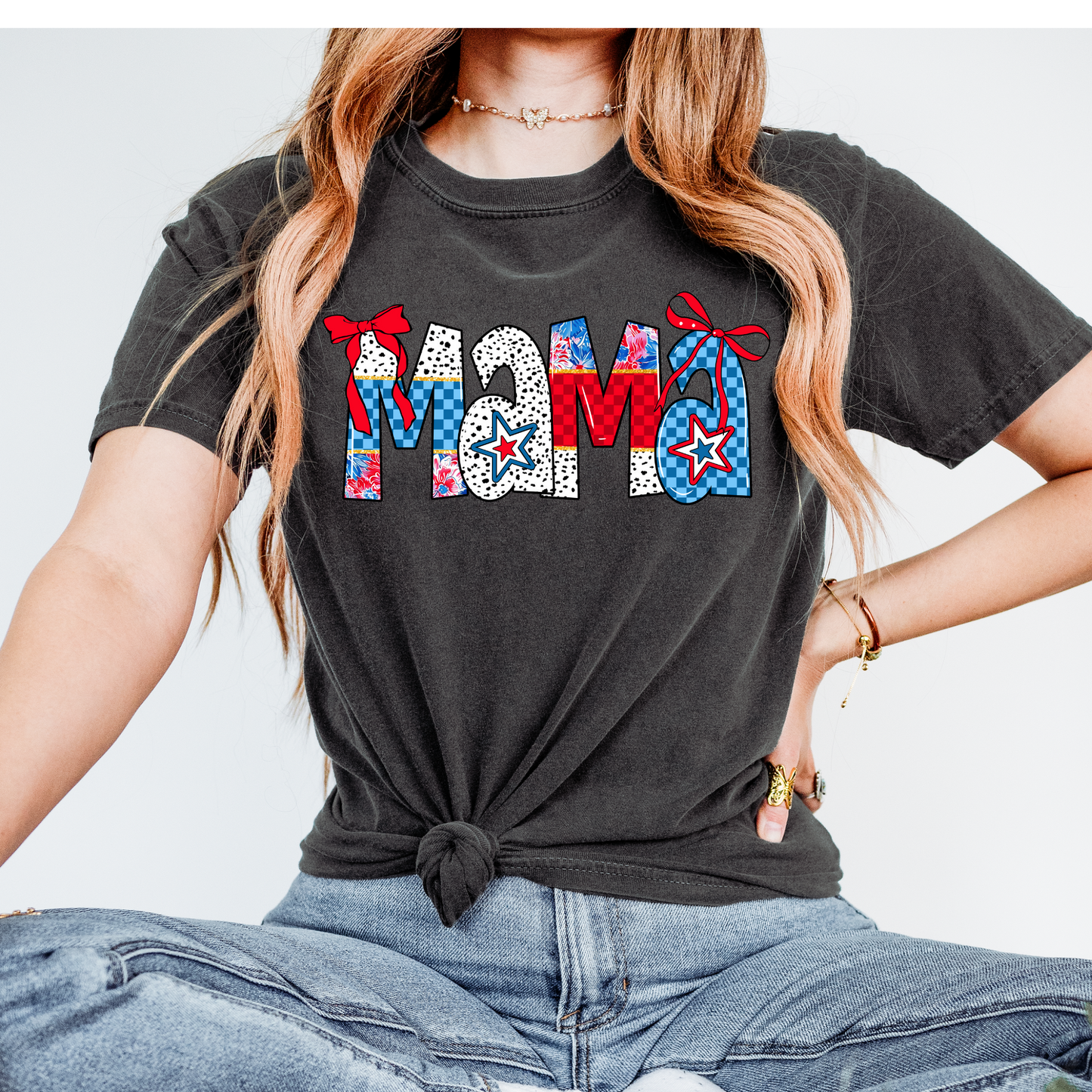 Mama Doodle 4th of July DTF Transfer