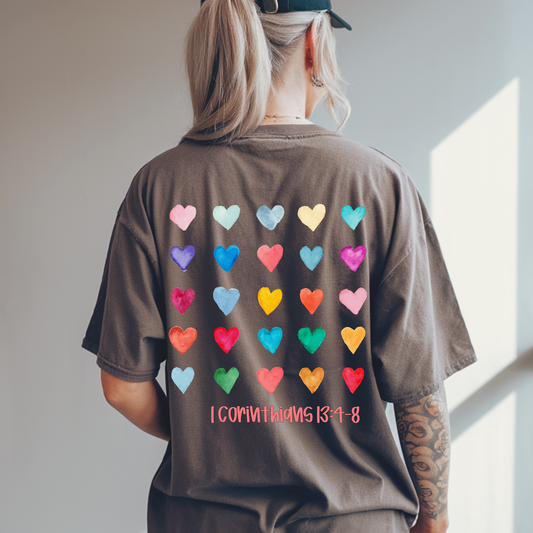 1 Corinthians 13:4-8 DTF Transfer