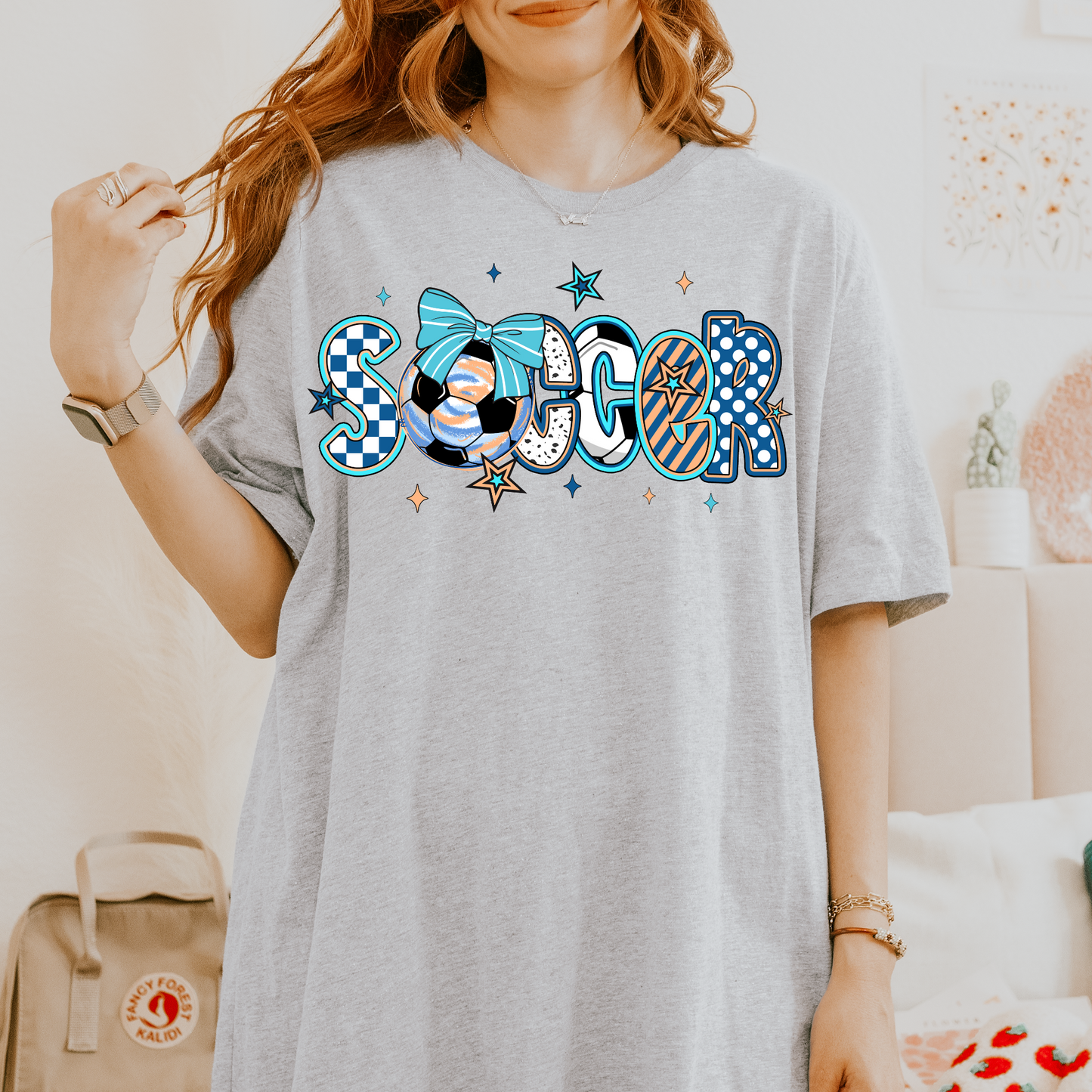 Soccer Doodles DTF Transfer