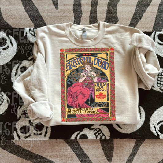 Vintage Grateful 2 DTF Transfer