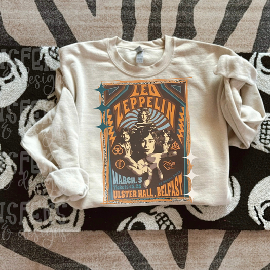 Vintage Zepplin DTF Transfer