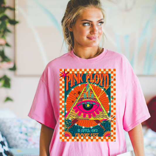 Retro Checkered PF 1984 DTF Transfer