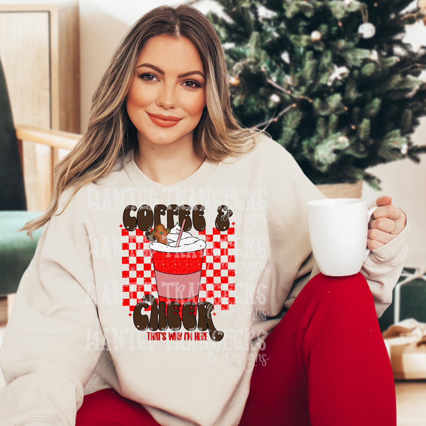 Coffee & Cheer Exclusive Sublimation Transfer