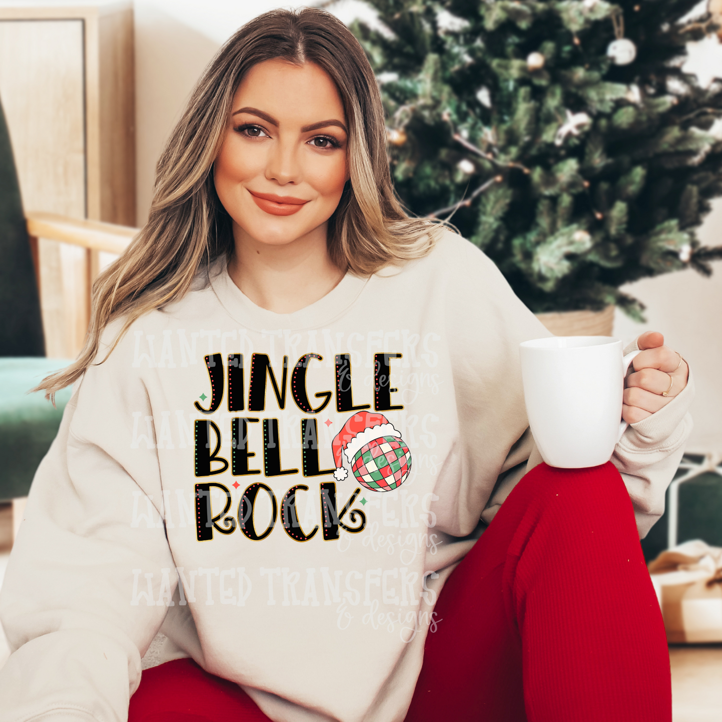Jingle Bell Rock DIsco Exclusive Sublimation Transfer